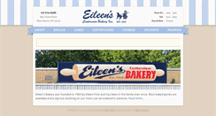 Desktop Screenshot of eileensbakery.com