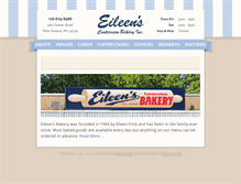 Tablet Screenshot of eileensbakery.com